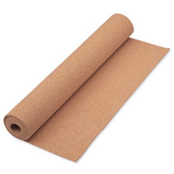 Easy-To-Organize Cork Roll- .06in. Thick- 24in.x48in.- Natural EA789323